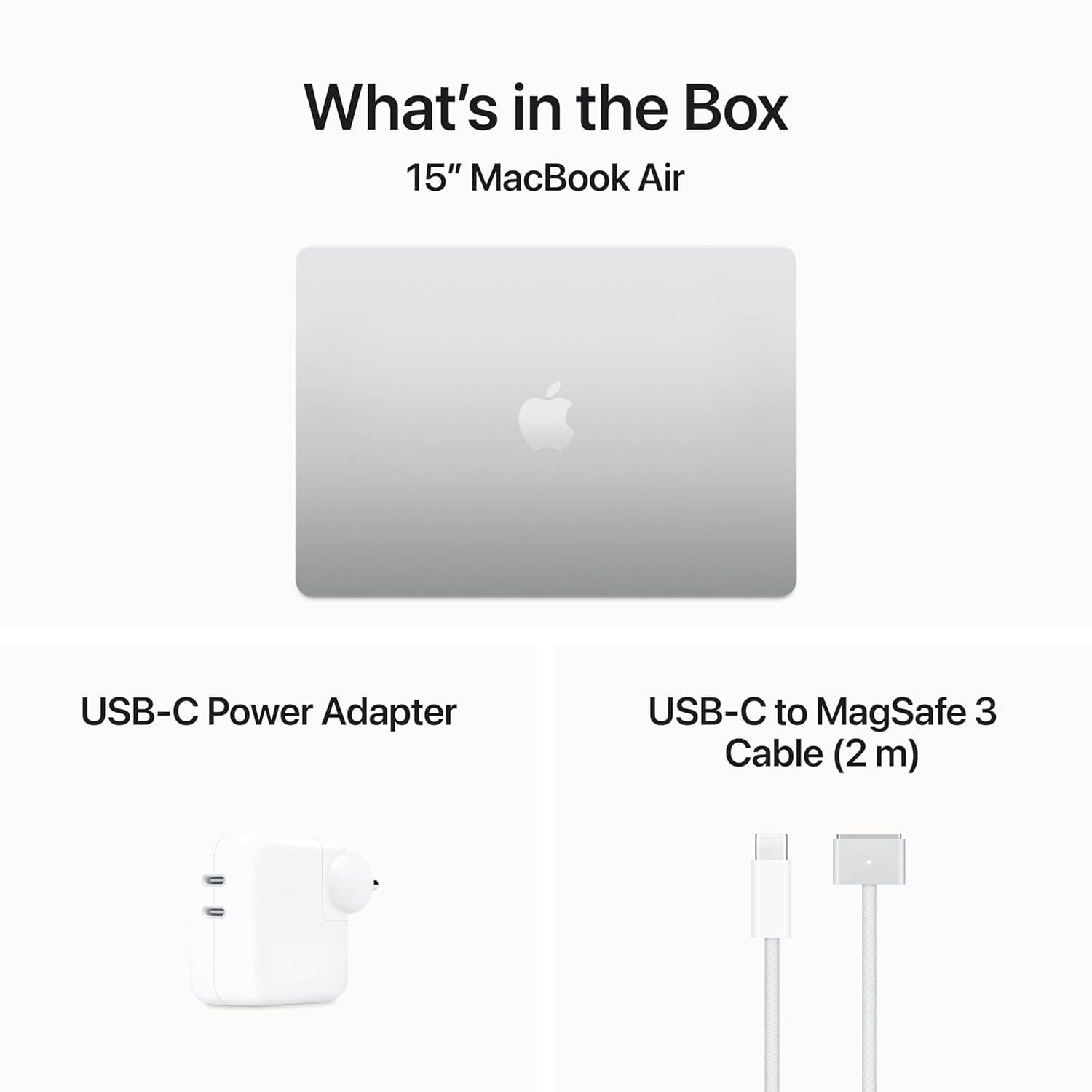 (Refurbished) Apple MacBook Air 15" M3 - 16GB RAM, 512GB SSD, Liquid Retina - Silver | Excellent Condition - Image 6