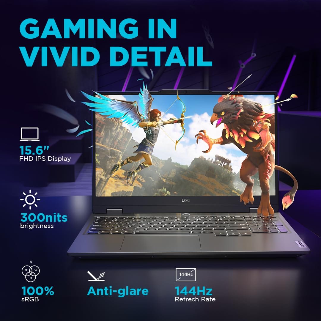 (Refurbished) Lenovo LOQ 15.6" Gaming - Core i7-13650HX, RTX 4060 8GB, 24GB RAM, 512GB SSD, 144Hz | Excellent Condition - Image 6