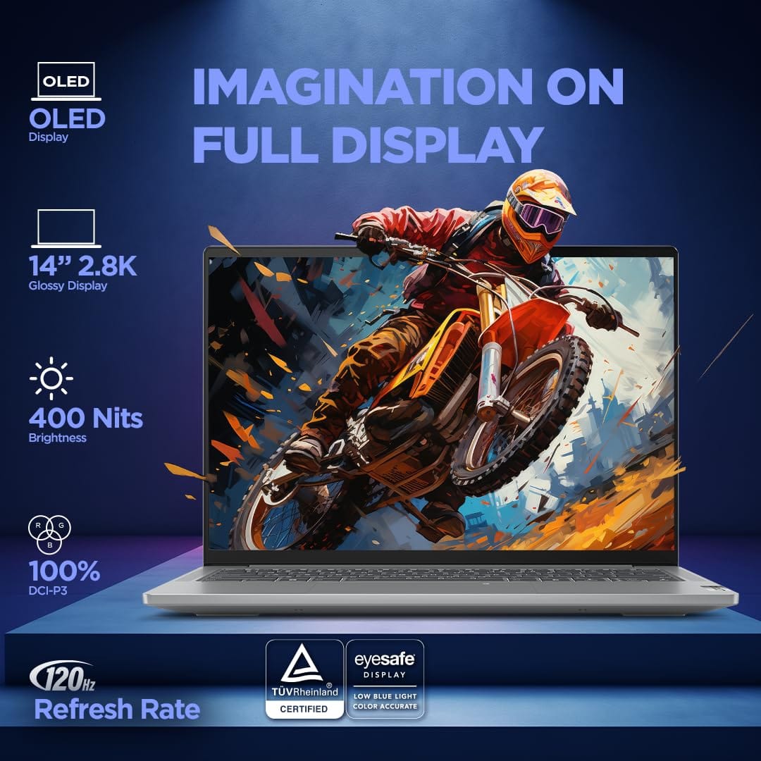 (Refurbished) Lenovo IdeaPad Pro 5 14" - Core Ultra 9 185H, 32GB RAM, 1TB SSD, 2.8K OLED 120Hz | Excellent Condition - Image 3