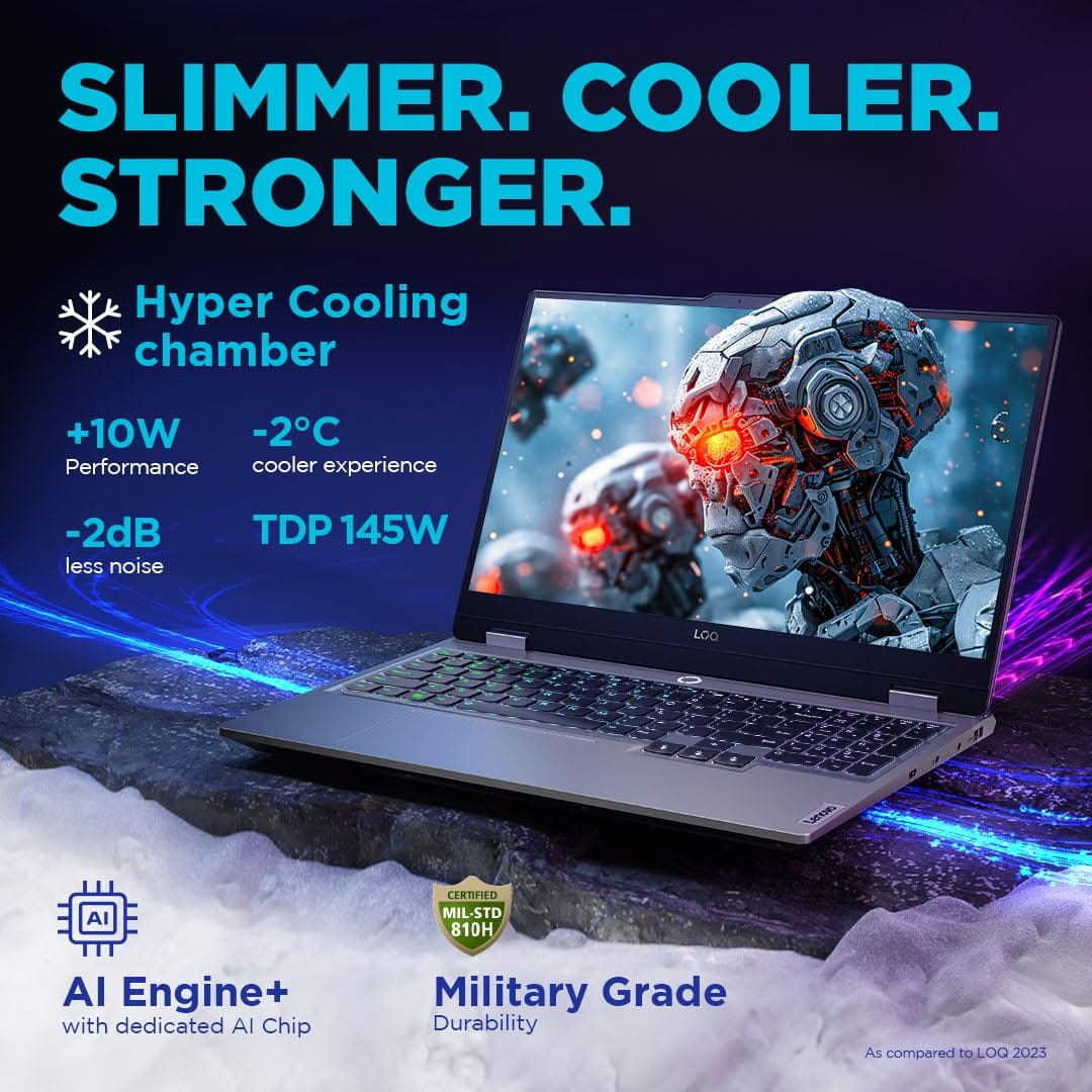 (Refurbished) Lenovo LOQ 15.6" Gaming - Core i7-13650HX, RTX 4060 8GB, 24GB RAM, 512GB SSD, 144Hz | Excellent Condition - Image 3